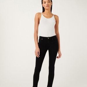 7 FOR ALL MANKIND Roxanne Bair' Black Jeans